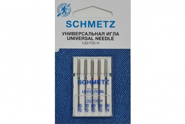 Иглы Schmetz универсальные (70x2, 80x2, 90x1), 5 шт в Данилове