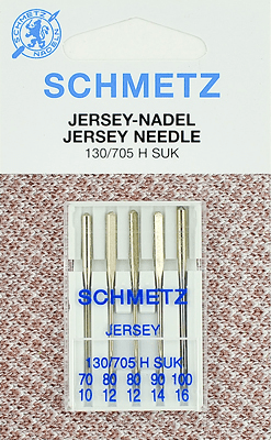 Иглы Schmetz джерси 130/705 H SUK (70x1, 80x2, 90x1, 100x1) 5 шт в Данилове